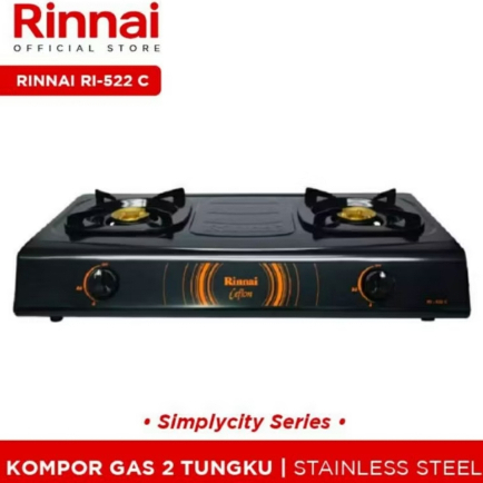 Kompor Gas Rinnai RI 522C Ori
