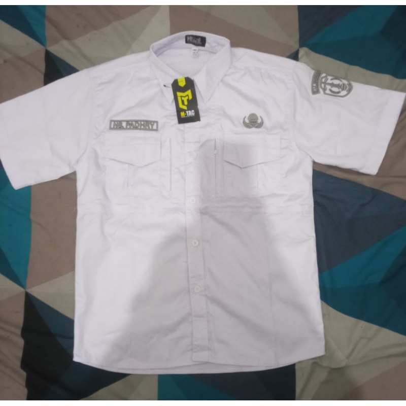 KEMEJA TACTICAL M-TAC CUSTOM BORDIR TIMBUL 3D KEMEJA TACTICAL M-TAC KORPRI TERBARU BORDIR TIMBUL