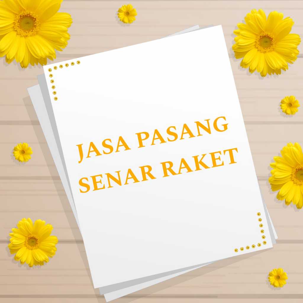 JASA PASANG SENAR RAKET