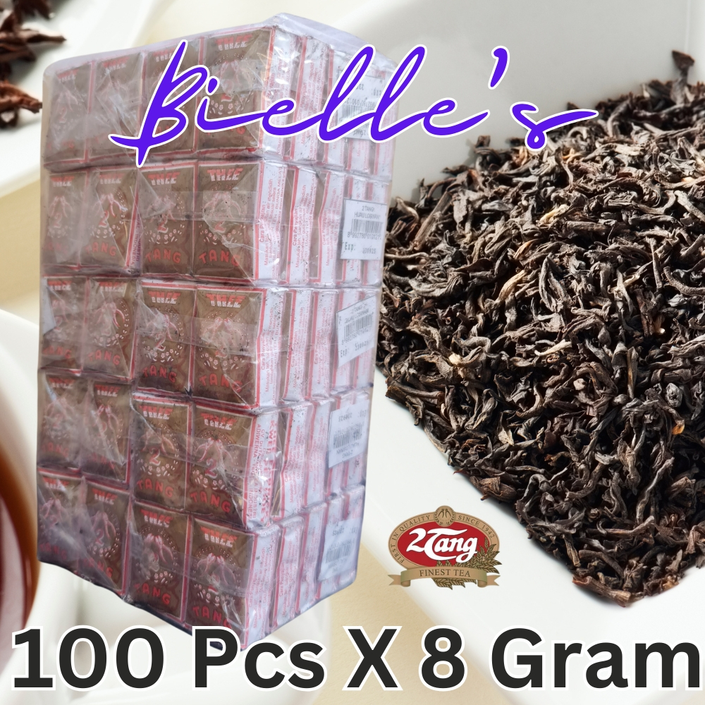 

100 Pcs - Teh 2Tang THEE Hijau Classic 100Pcs - SLOP SLAWI TEGAL - TEH 2 Tang Lusinan Coklat Melati Klasik Tradisional Awur Tubruk - LOSINAN Jasmine Tea Istimewa Bubuk LOSINAN