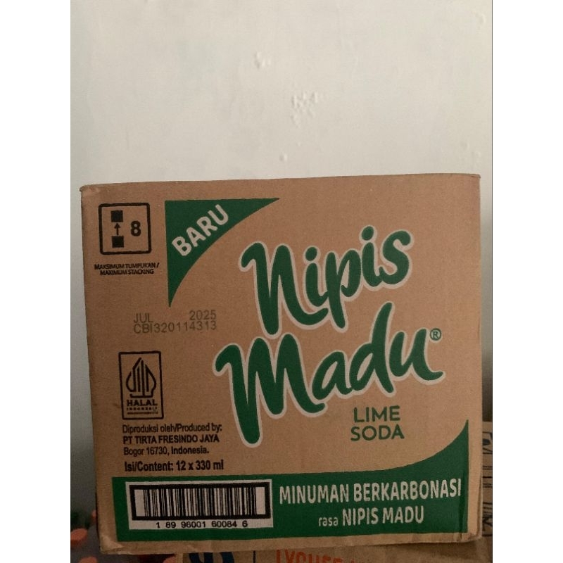 

Nipis Madu Minuman 330ml 1 kardus isi 12