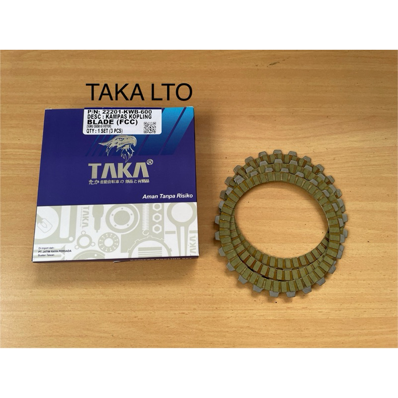 Kampas Kopling Plat Kopling Blade KWB Merk Taka