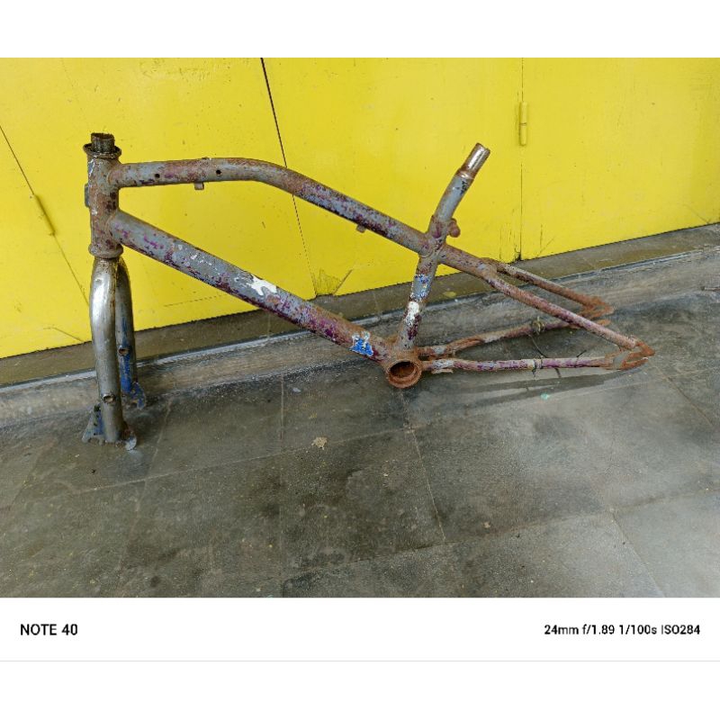 framefork sepeda bmx 20 wimcycle metalizer ada logonya