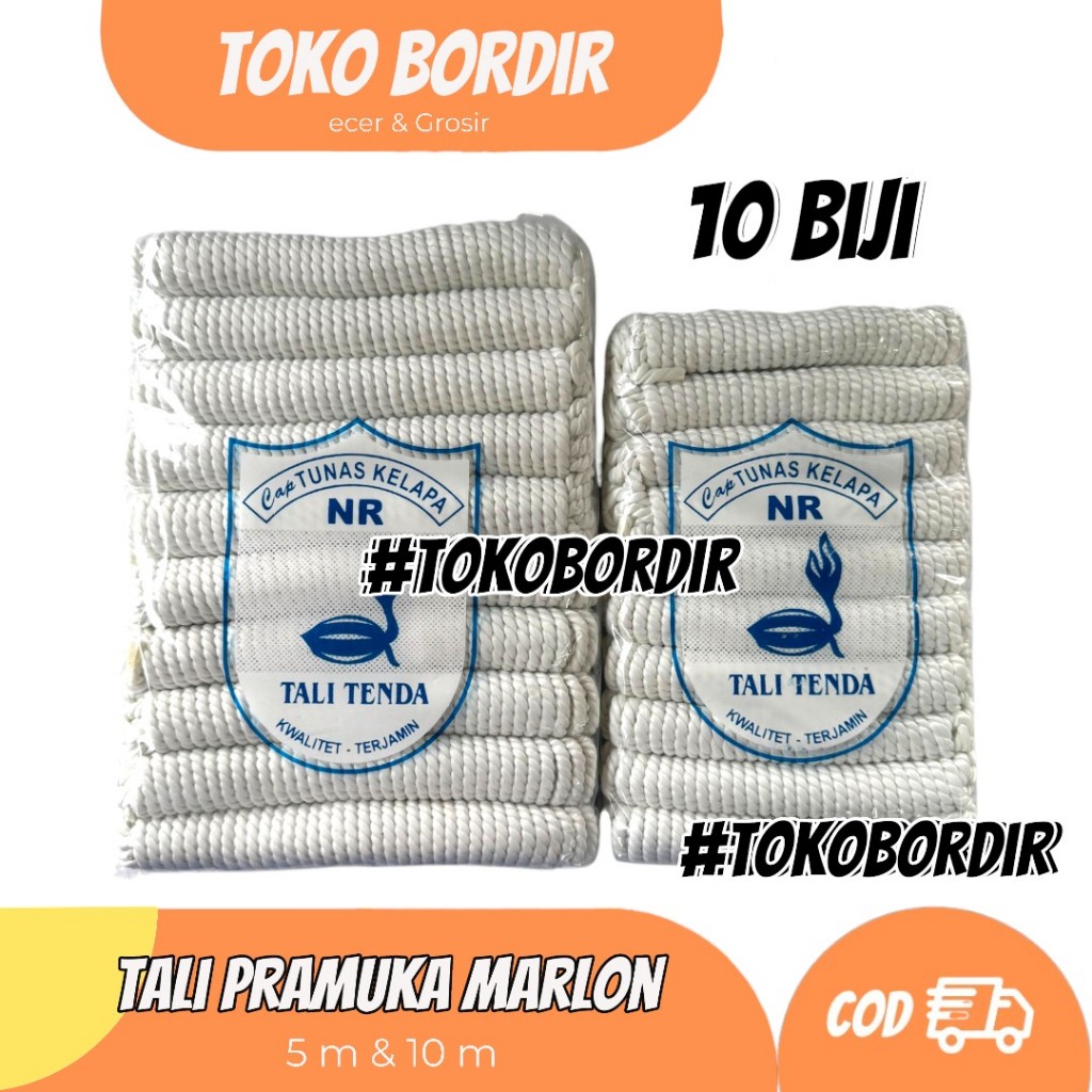 

Tali marlon / tali Pramuka Marlon perpack isi 10 pcs