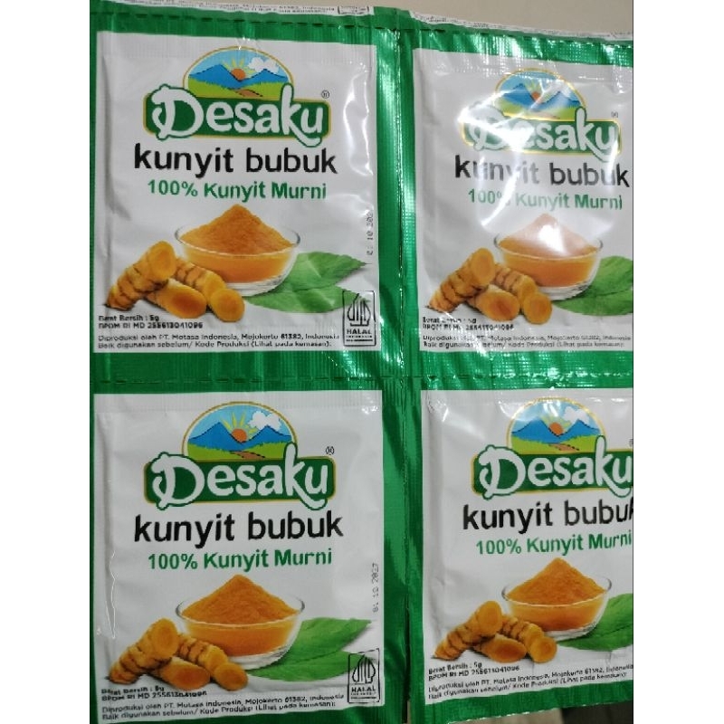 

Kunyit bubuk Desaku sachet