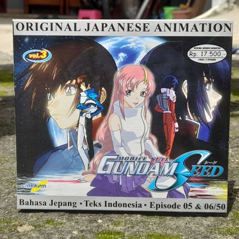 Mobile Suit Gundam SEED Vol. 3 Japanese Animation (2004) ORIGINAL Sunrise Teks INDONESIA VCD VideoCD