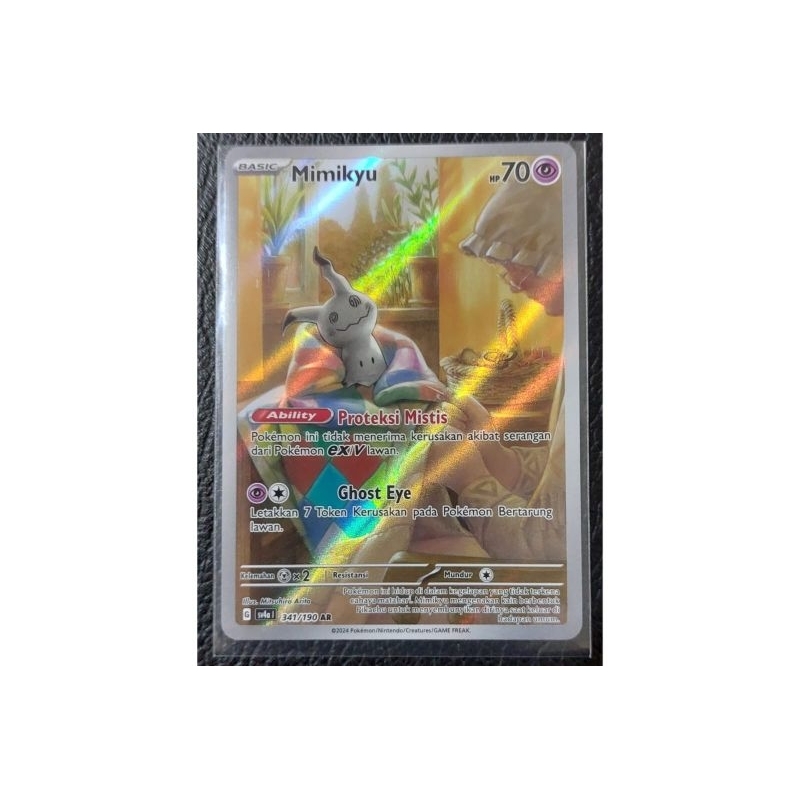 Kartu Pokemon TCG - Mimikyu AR (sv4a) 341/190