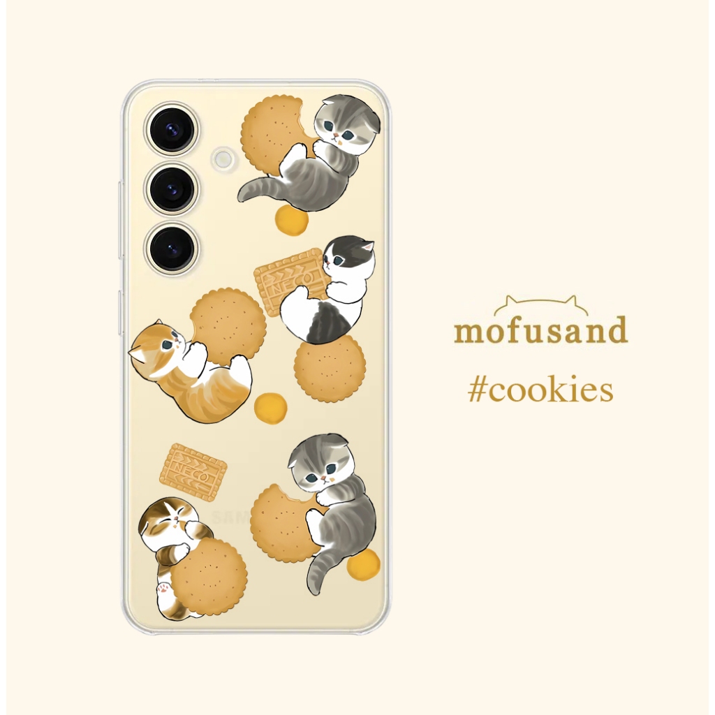 Casing mofusand cat softcase hape Samsung Oppo Vivo Xiaomi Poco S22 a53 a72 a33 a02 m30 s24 s23 ultr