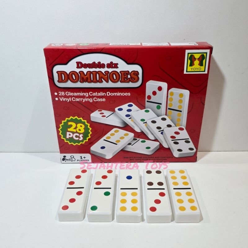 Mainan Domino Gaple Plastik