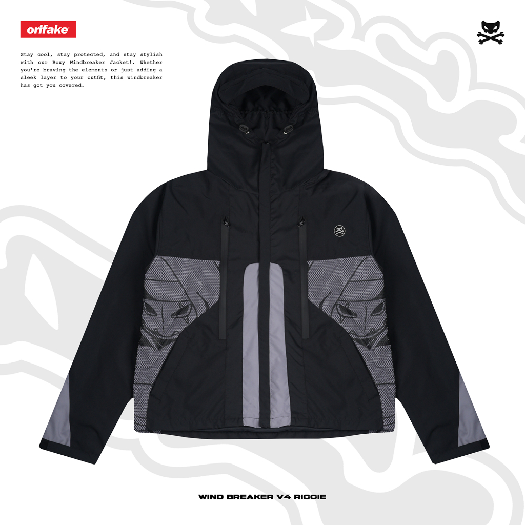Orifake - Jacket Gorpcore Windbraker Boxy
