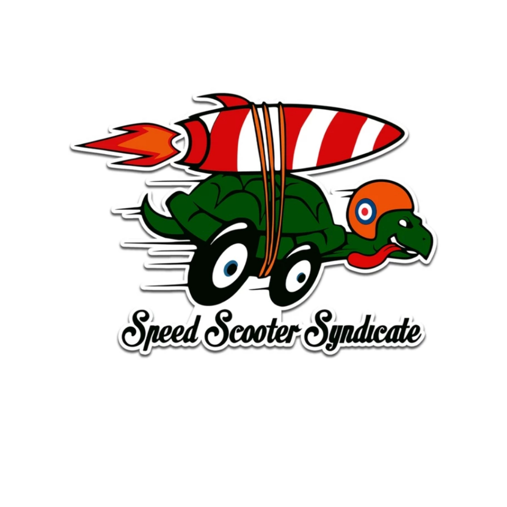 

Sticker Speed Scooter Syndicate Cutting Stiker Motor Vespa