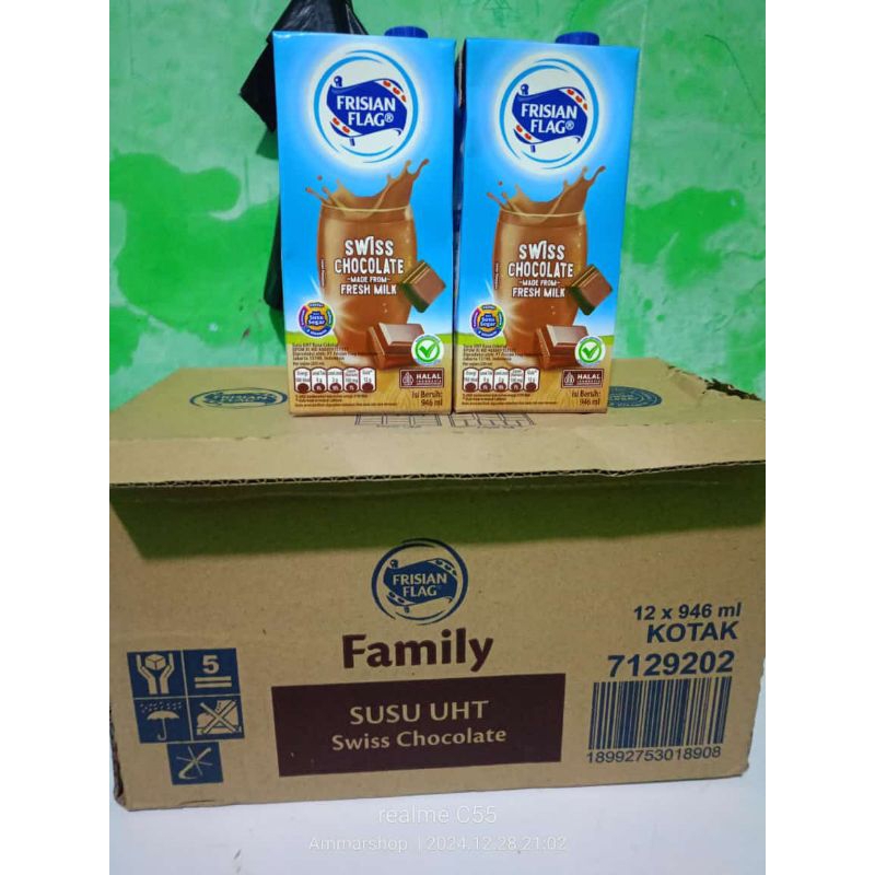 

Frisian Flag Susu UHT 946ml Fresh Milk Family