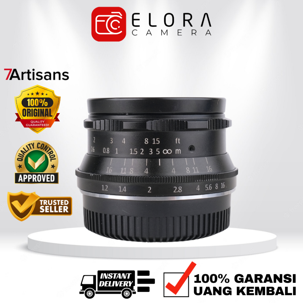 7artisans 35mm F1.2 For M4/3 / Lensa 7artisans 35 mm F 1.2 For M4 3