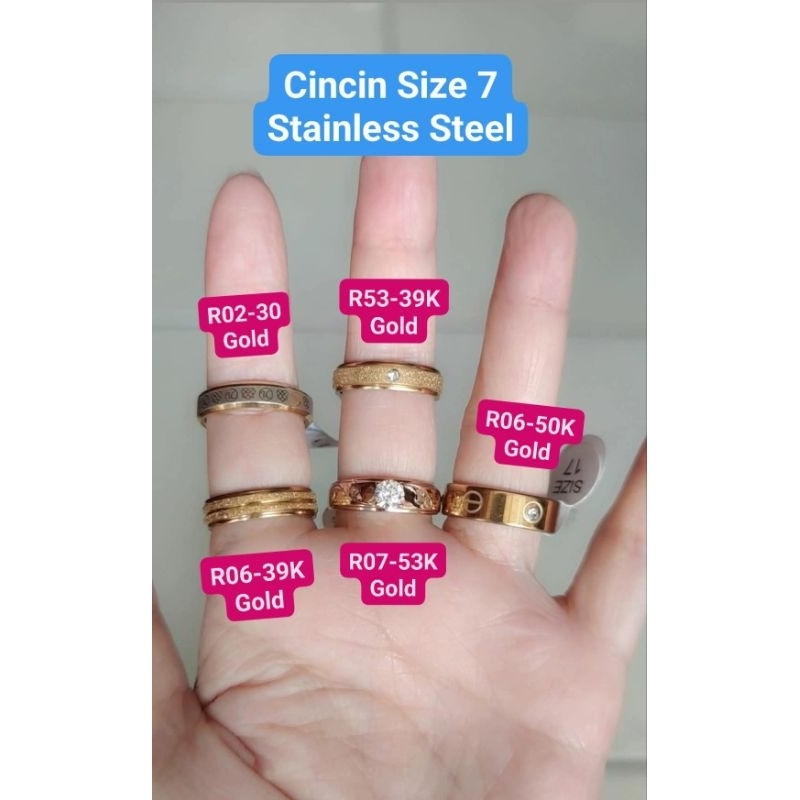 Aksesoris Cincin OSD SIZE 7 OLLA SHOPPING DEPOK