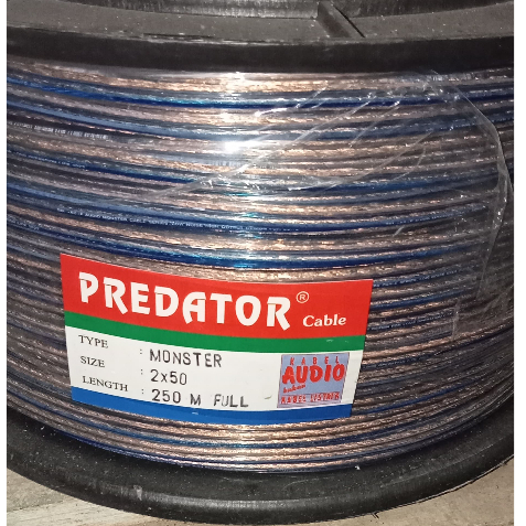 Kabel Listrik Transparan Kabel Serabut  2x50