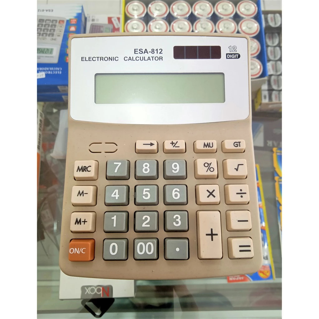

Kalkulator ESA 812 12 Digit / Calculator Dagang Elektronik 12 Digits ESA-812