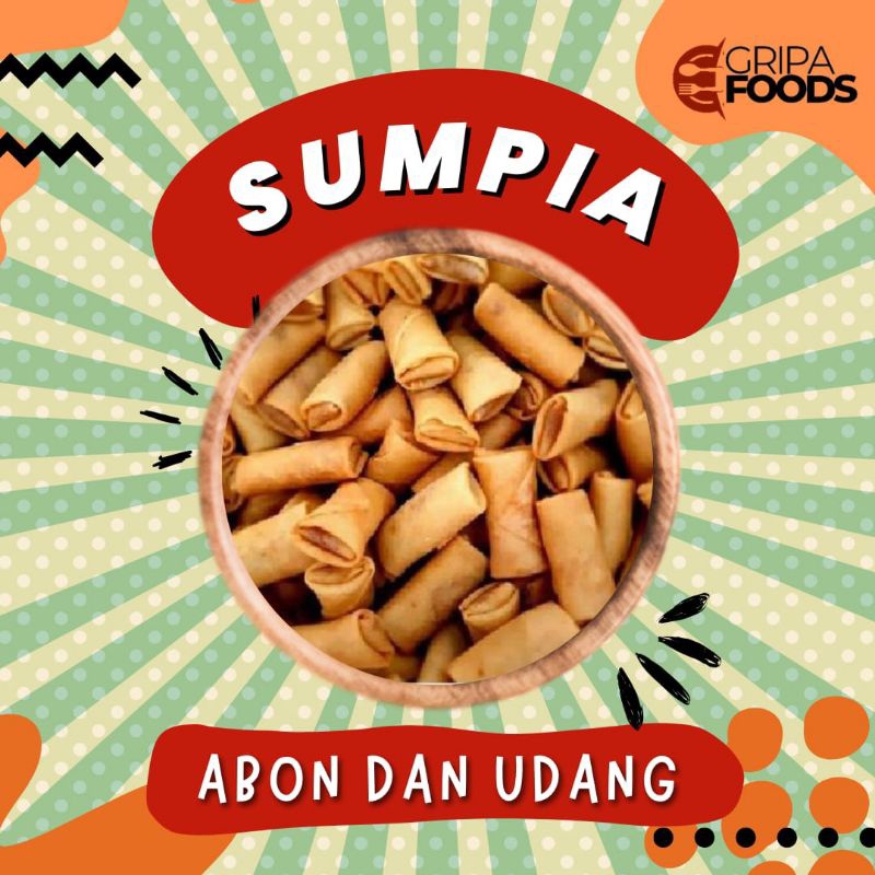 

sumpia (rasa udang, coklat & abon Homemade)