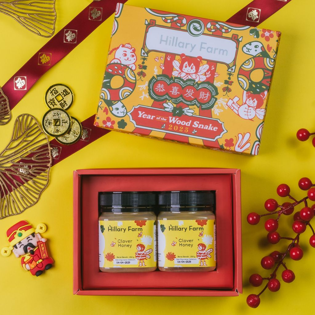 

Hampers Chinese New Year / CNY Clover Honey 250gr + Clover Honey 250gr