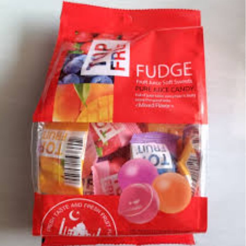 

Fudge mix jelly aneka buah assorted /top fruit buah