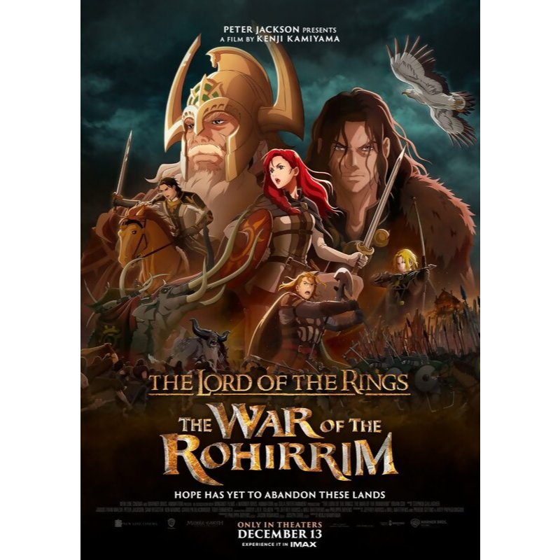 Kaset DVD Movie Box Office :  The Lord of The Rings The War of The Rohirrim (2024)