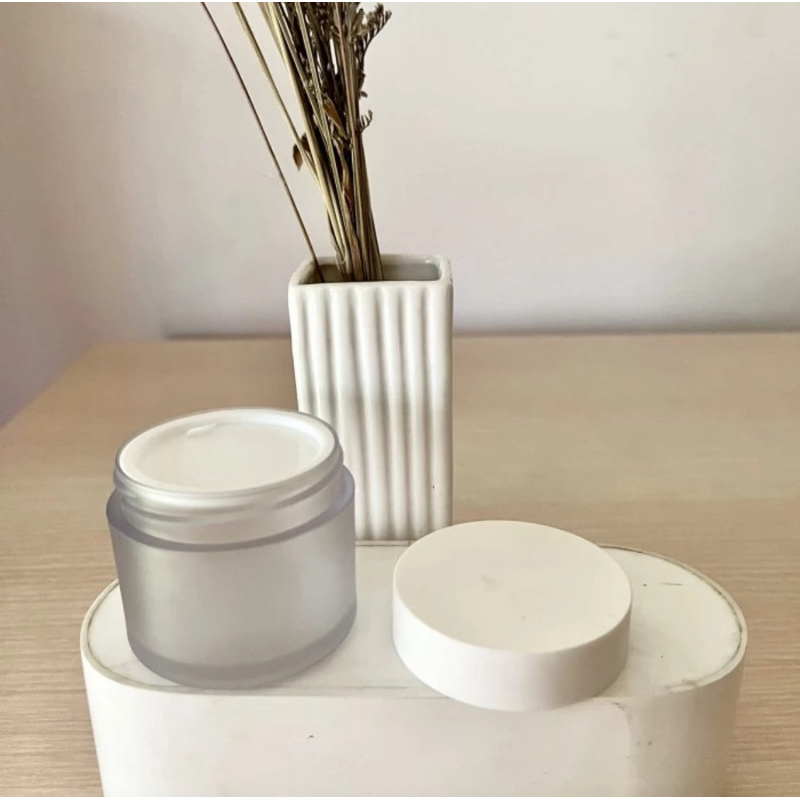 Pot jar 50gr plastic frosted