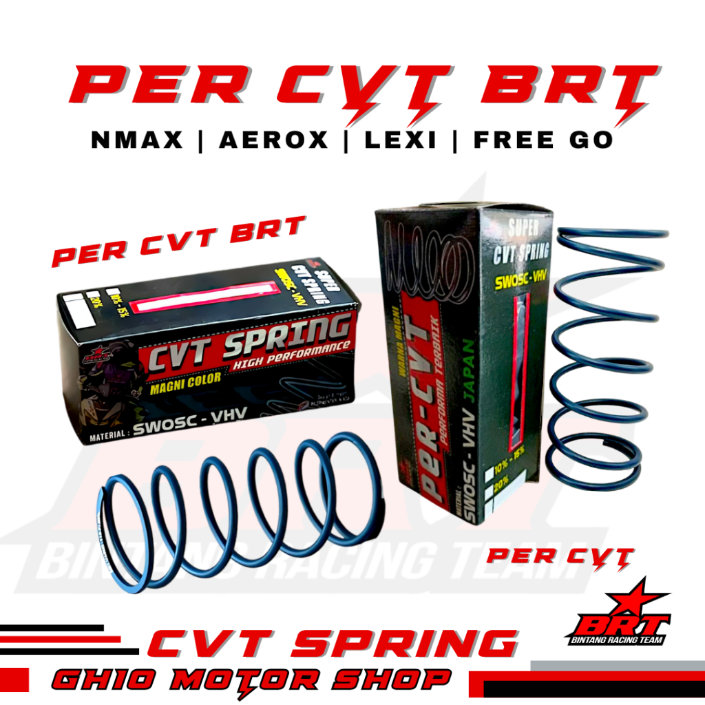 PeR cvt nmax BRT spring cvt Aerox / Lexi 125 / Freego / 10-15% 20% PER CVT 1000 1500 2000 RPM Per ra