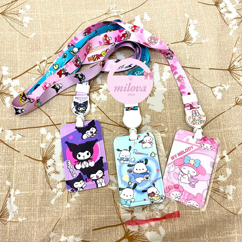 

NEW Bundle 3 Pcs Sanrio Series ID Name Card Holder / Gantungan Kartu