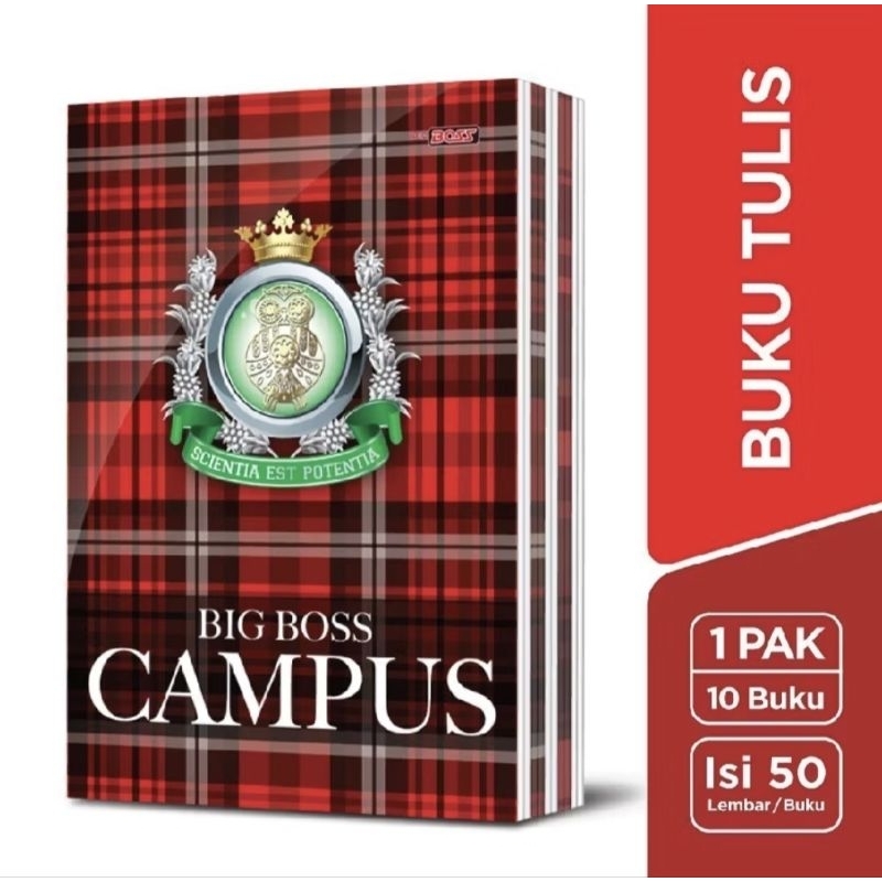 

Buku Tulis Big Boss Campus Scientia Isi 50 Lembar