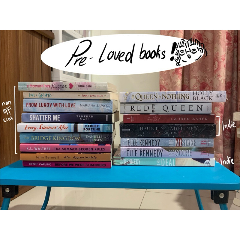 PRELOVED Import Ori n Non Official Books (READ DESC)