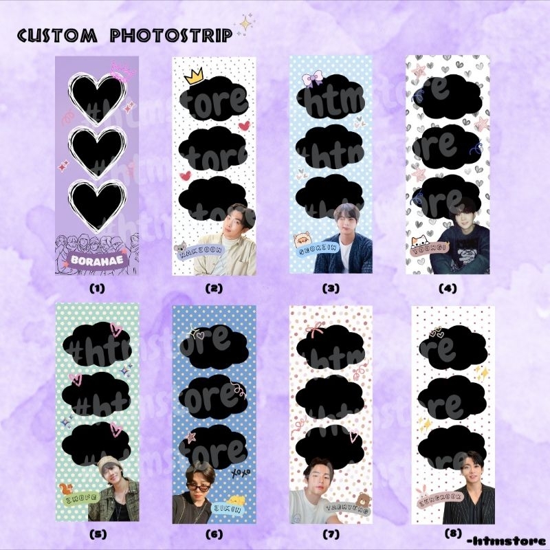 

CUSTOM PHOTOSTRIP BTS