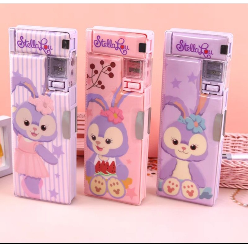 

kotak pencil magnet/ kotak pensil double serutan/ tempat pensil magnet/ tempat pencil xpm/ pencil case karakter unicorn/capybara
