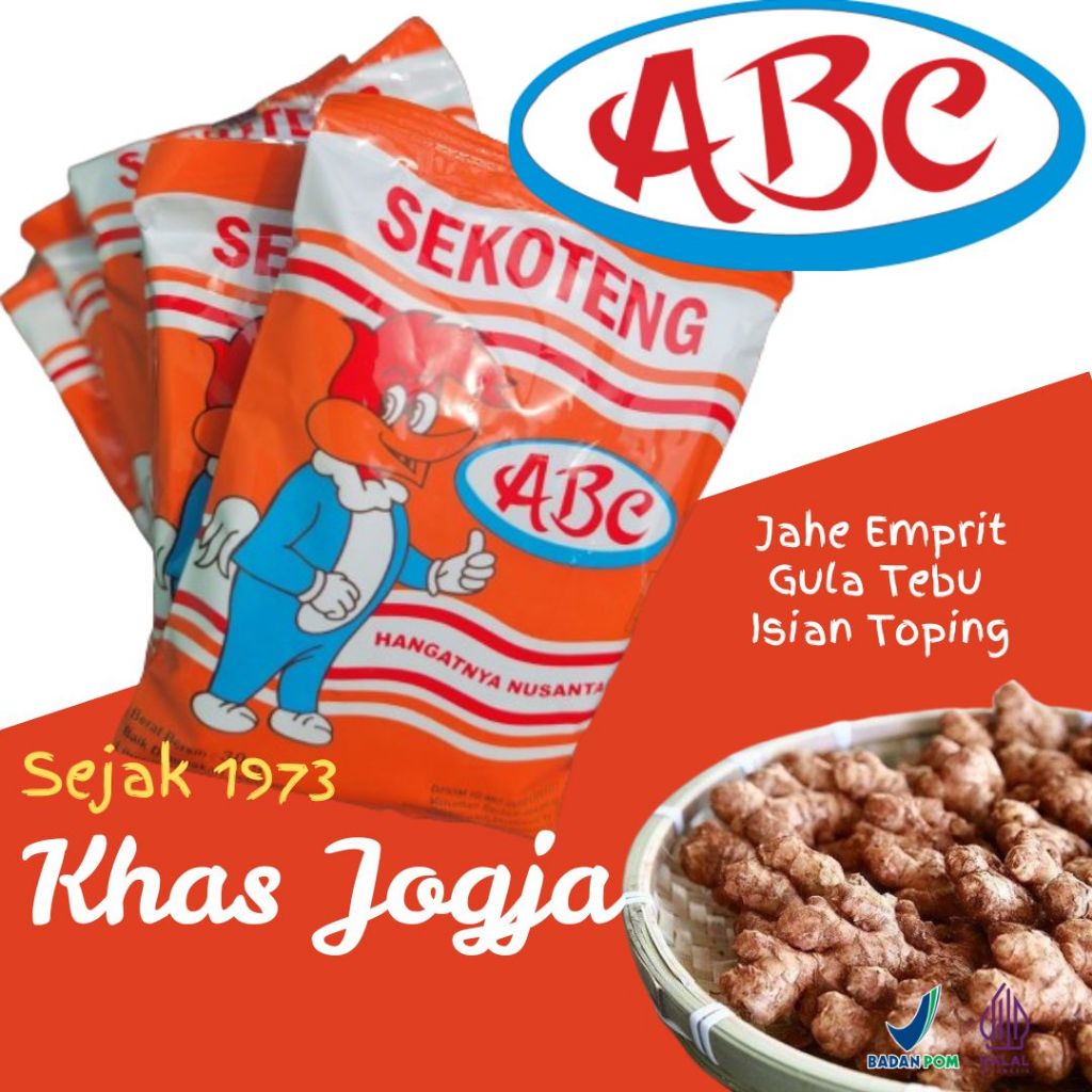 

Sekoteng ABC Wedang Jahe Bubuk Instan Asli Khas Jogja Tinggal Seduh Kualitas Premium Isi 5 Sachet