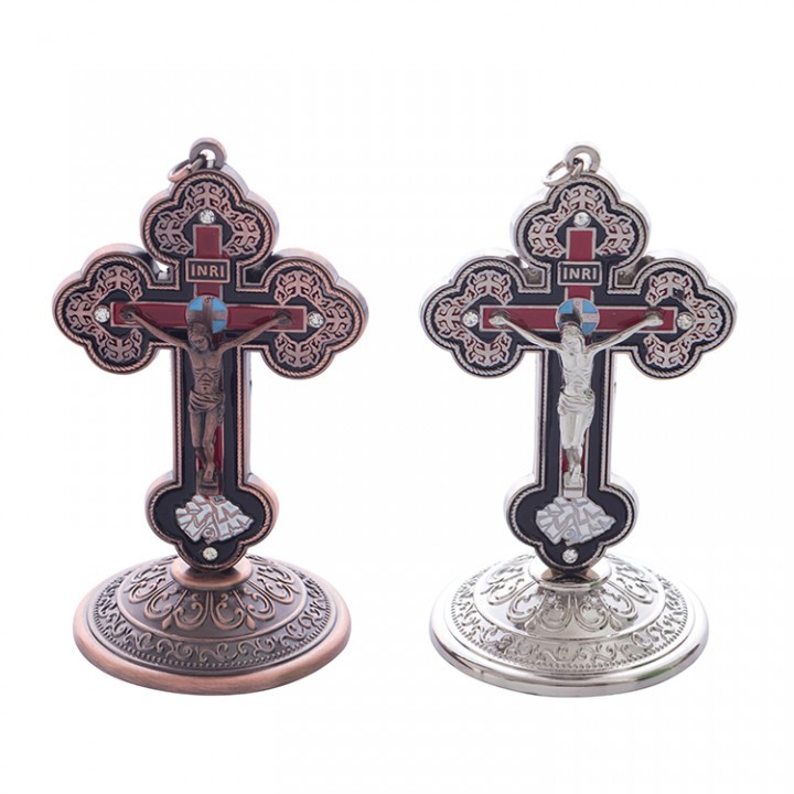 Salib mini Salib dasbor mobil salib duduk mini salib benediktus salib premium salib duduk besi salib