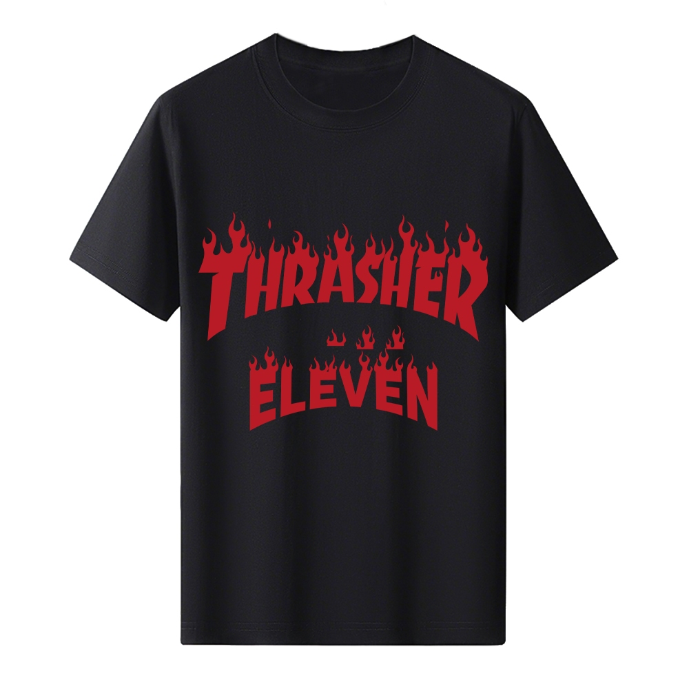 T-Shirt | Kaos Thrasher Eleven Logo Merah