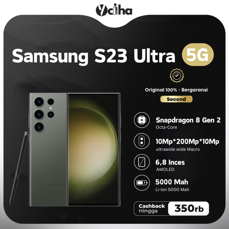 Samsung S23 Ultra Second Resmi Sein