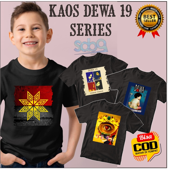 kaos baju distro band dewa 19 anak - kaos band anak dewa 19