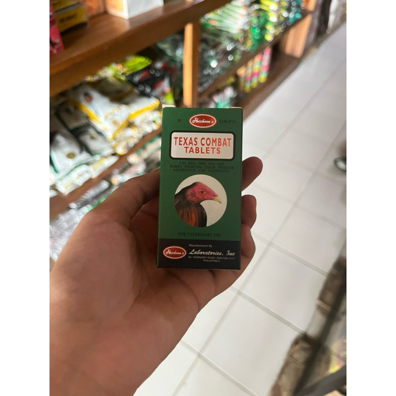 TEXAS COMBAT TABLET VITAMIN AYAM IMPORT MALAYSIA