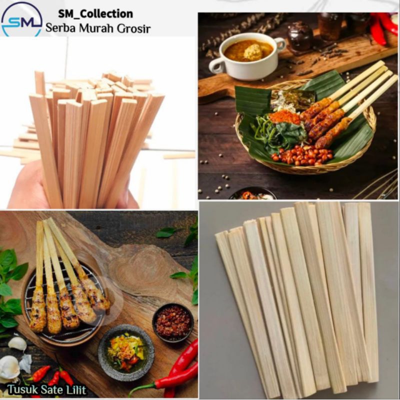 Tusuk Sate/Tusuk Sate Kayu/Tusuk Bambu/Tusuk Sate Lilit
