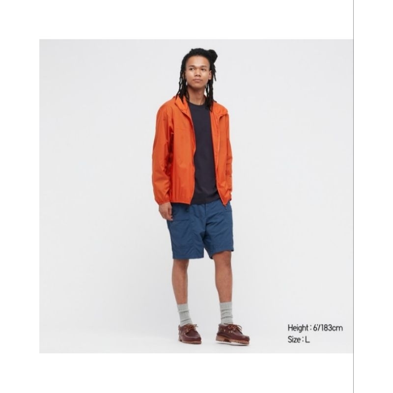 Jaket Parka Saku UV Protection UNIQLO Pocketable UV Protection Parka New Original Resmi