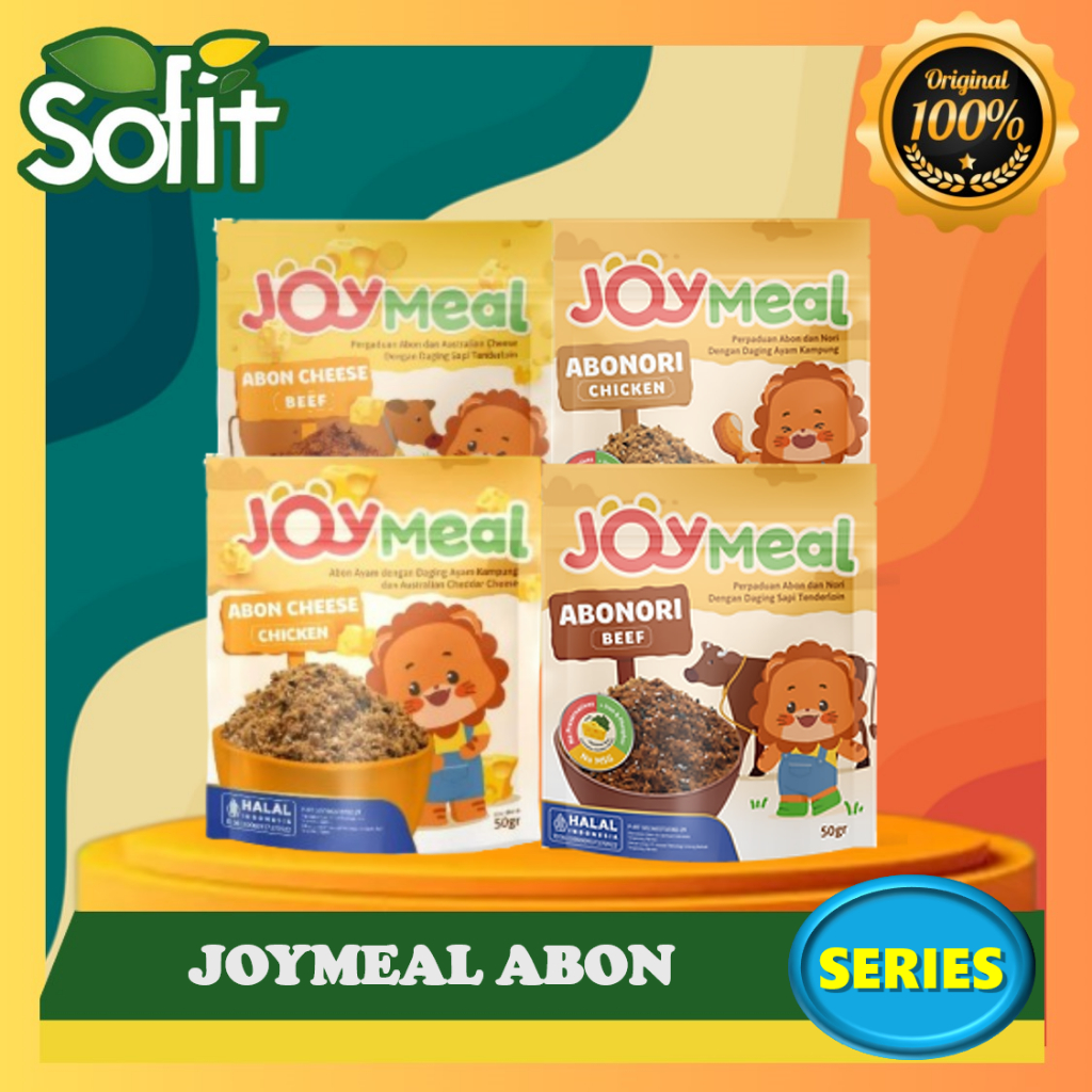 

JoyMeal Abon Nori Beef & Chicken 50gr - Joy Meal Abon Cheese Keju Beef & Chicken 50 gr - SOFIT