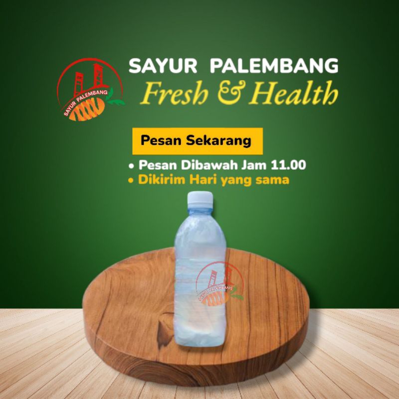 

Air Kelapa Murni 1 Botol Kecil 300ml - Sayur Palembang