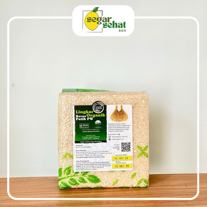 

BERAS PUTIH PANDAN WANGI ORGANIK 1KG - LINGKAR ORGANIK