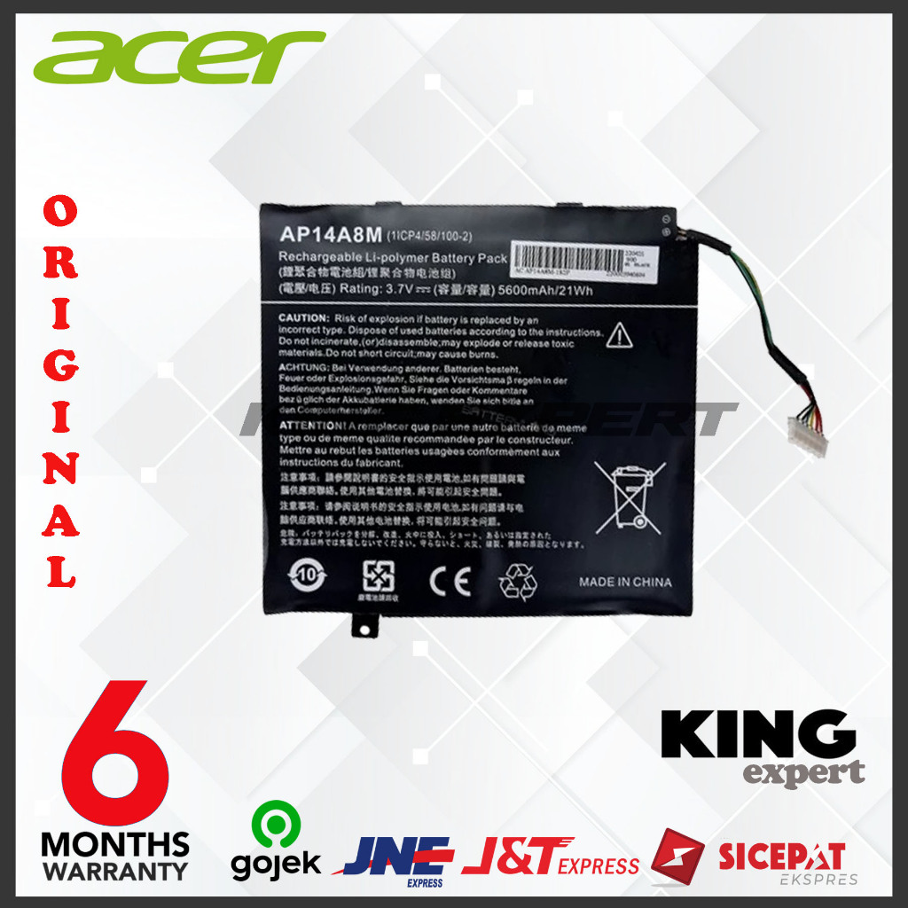 Original Baterai Laptop ACER Swift 5 AP14A8M