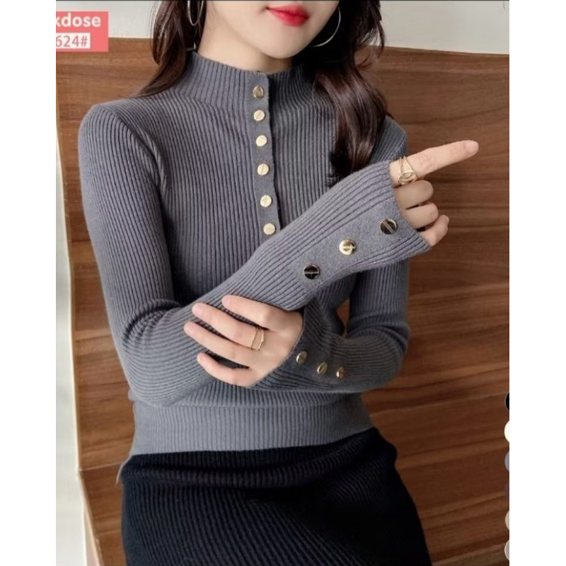 PINKDOSE ATASAN INARA RAJUT IMPORT / ATASAN BUSUI FRIENDLY