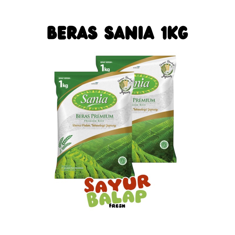 Sania Beras Premium 1kg Beras Sania1kg Beras Premium Sania