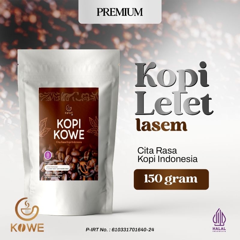 

kowe.id kopi lelet khas Lasem Rembang premium 100gram