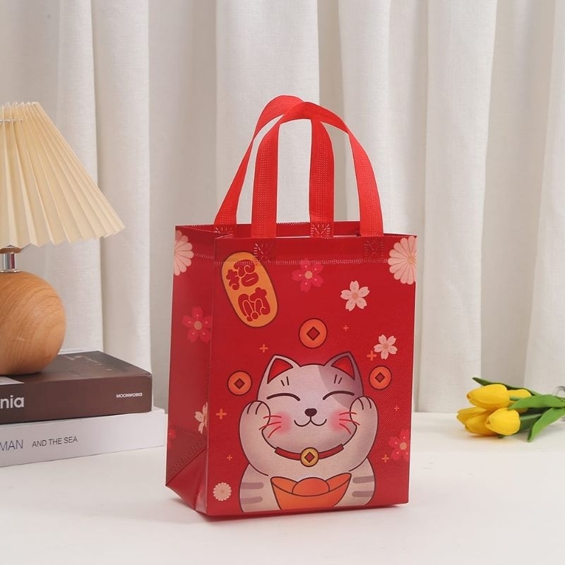 

YOURNEEDSMDN ❤️ PAPER BAG GOODIE BAG IMLEK KARAKTER LUCKY CAT,HAMPERS IMLEK,GOODIE BAG IMLEK