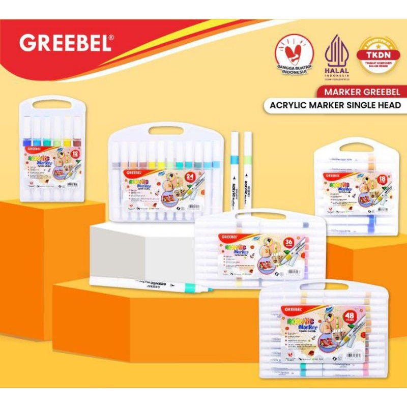 

Greebel Marker Acrylic Single Head 18C, 24C, 36C