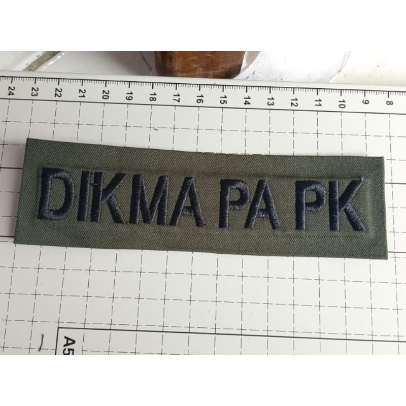 atribut dikmapa pk tni / akmil lengkap