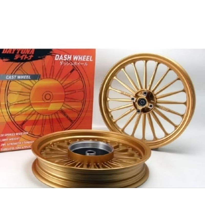 VELG RACING DAYTONA ORIGINAL VELG PALANG 20 185x14 & 215x14 VARIO 110 125 150 160 CBS BEAT SCOOPY GE